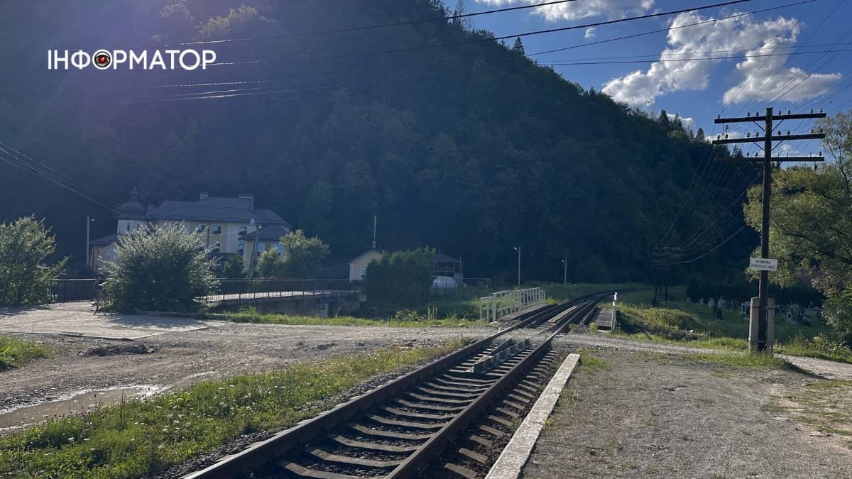 Залізниця у селі Ямна Залізниця у селі Ямна