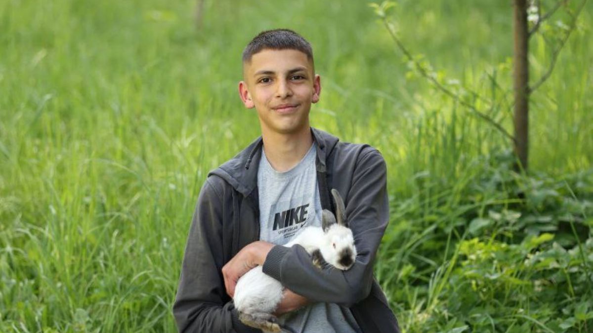Школяр із Калущини у 16 років створив прибуткову мініферму кролів 1