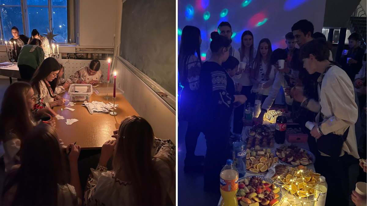 Пластова акція "Андріївські вечорниці" у Стокгольмі. Фото: Plast ukrainska scouter i Sverige Пластова акція "Андріївські вечорниці" у Стокгольмі. Фото: Plast ukrainska scouter i Sverige