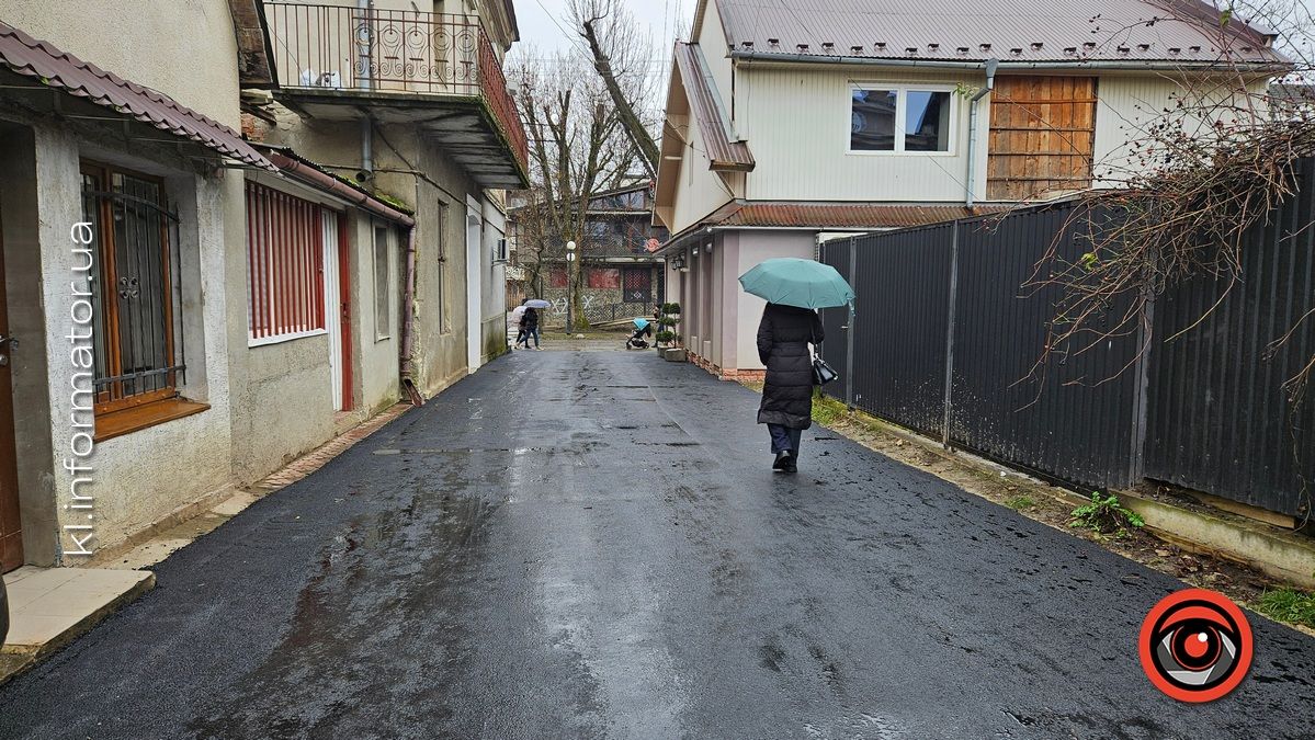 У Коломиї заасфальтували вул. Гординського та подвір'я садочка №9 3