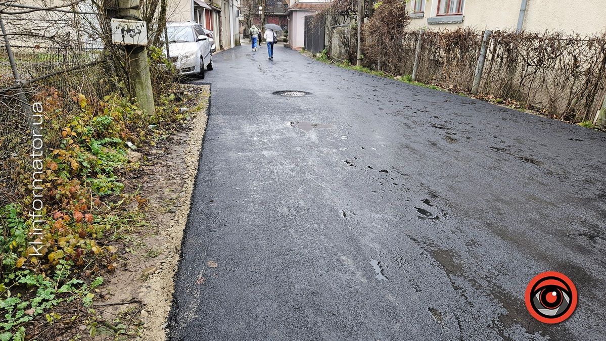 У Коломиї заасфальтували вул. Гординського та подвір'я садочка №9 10