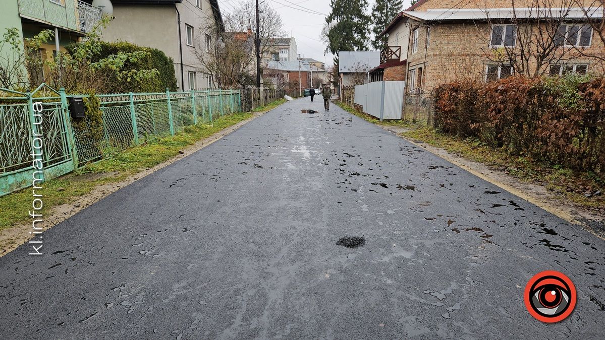 У Коломиї заасфальтували вул. Гординського та подвір'я садочка №9 2