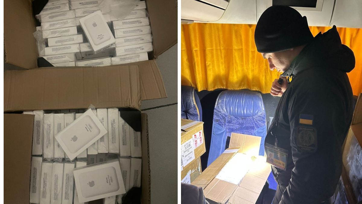 У водія автобуса, який прямував до Верховини, вилучили павербанків на близько 600 тис грн