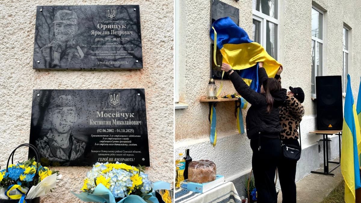 На Косівщині відкрили меморіальні дошки двом полеглим захисникам
