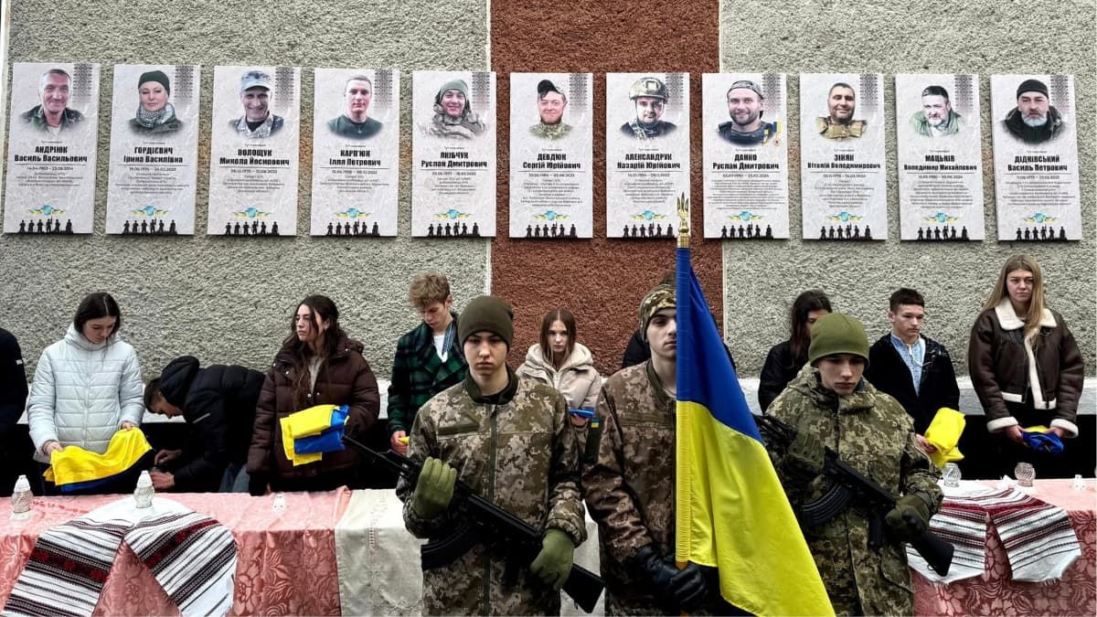 Відкриття меморіальних дошок полеглим захисникам у Косові