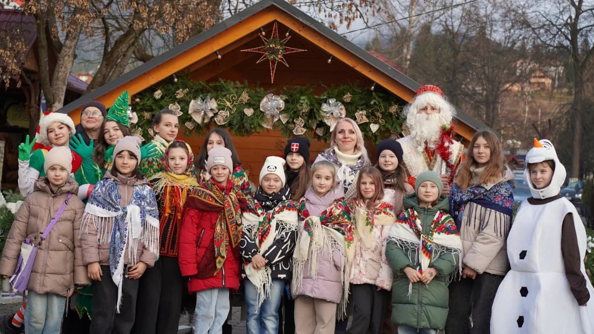 Відкриття різдвяної шопки у Ворохті