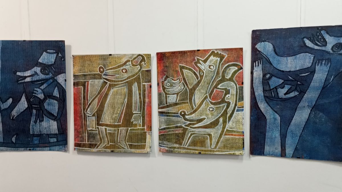 У Коломиї відбулася презентація виставки Василя Семенюка "Лис Микита"