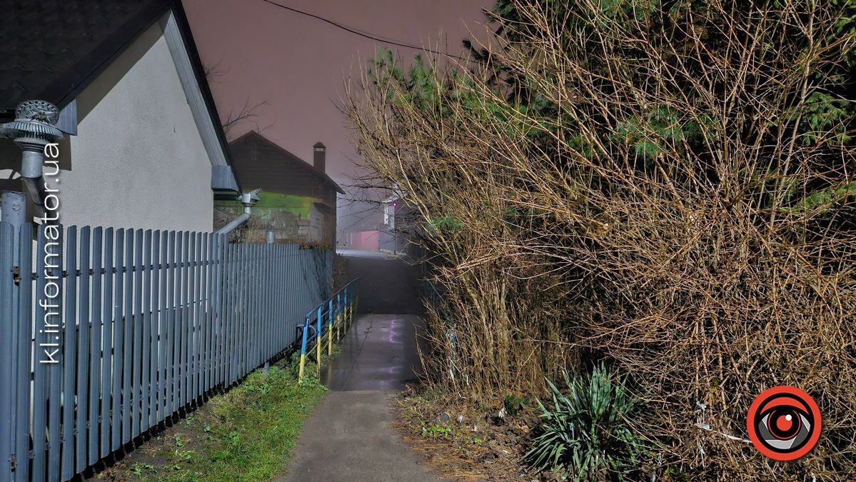 Повний нуар: фото Коломиї в обіймах ночі й туману 13