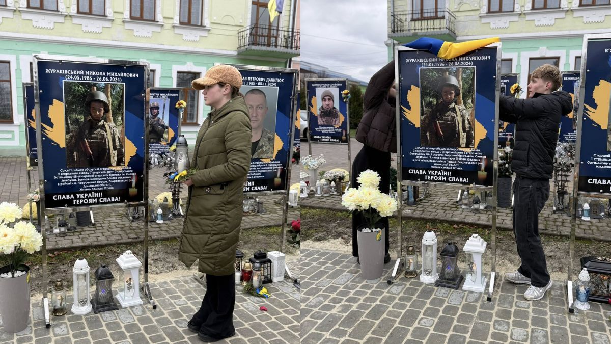 В Отинії освятили стели на честь полеглих Захисників України 3