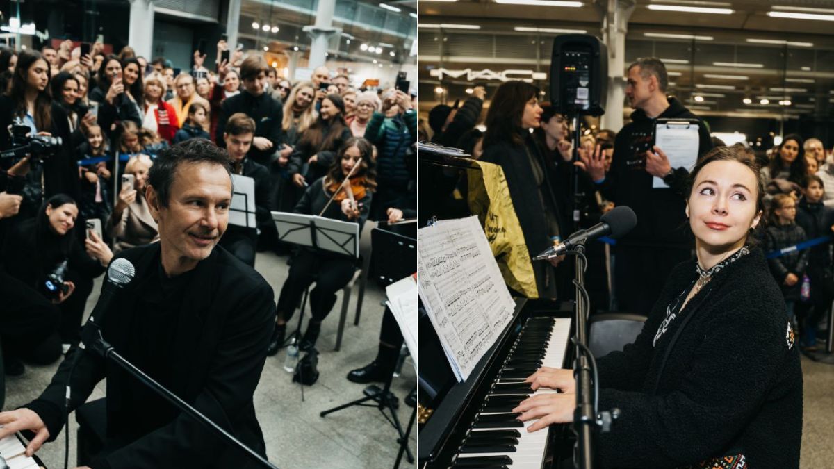 Прикарпатка Марія Яремак та Святослав Вакарчук виконали у Лондоні колядки, щоб зібрати кошти “Охматдиту” 1