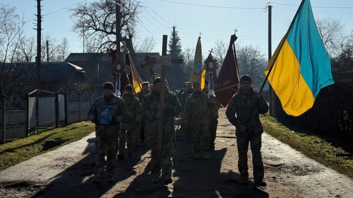 Похорон Героя з Коломийщини Василя Селепії