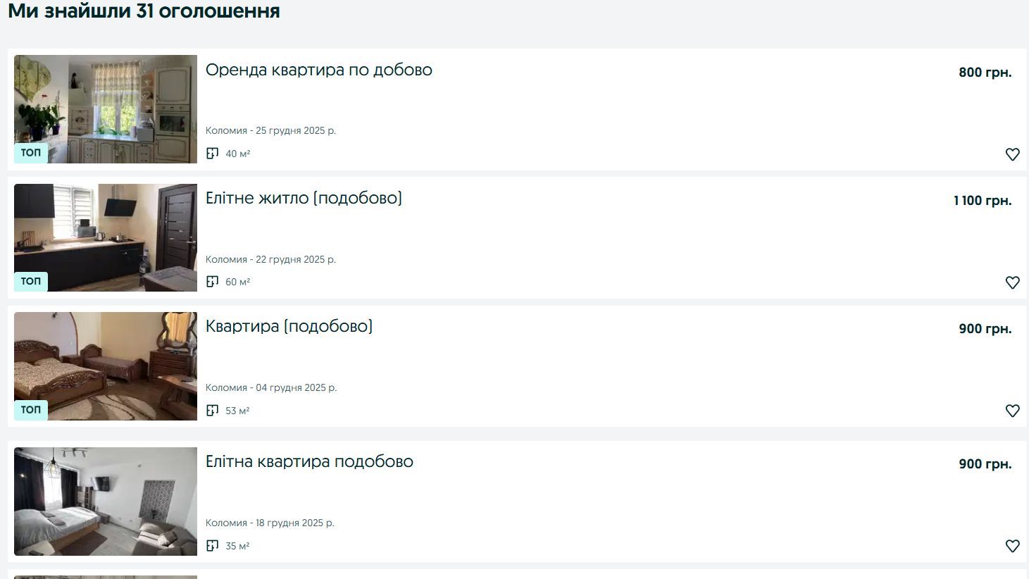 Від 800 до 2300 грн за ніч: які квартири подобово пропонують у Коломиї 1