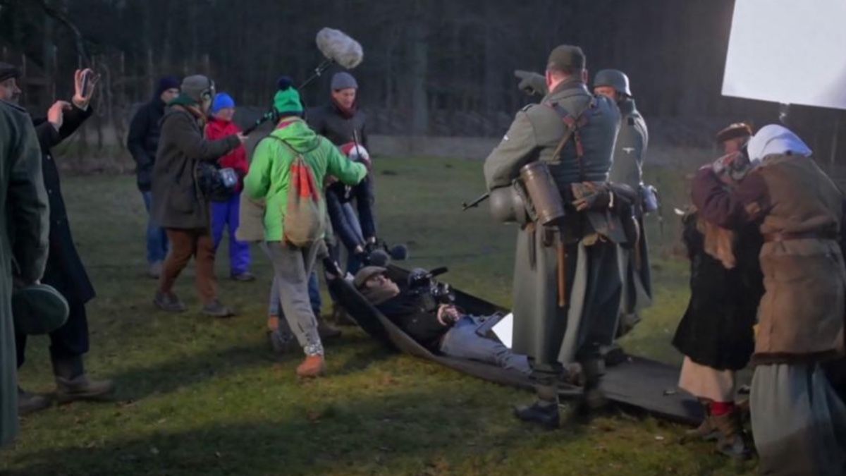 В’ячеслав Бігун під час зйомок у 2014 році. Фото: «Книга і легенда: В’ячеслав Бігун» авторки Наталії Людвик