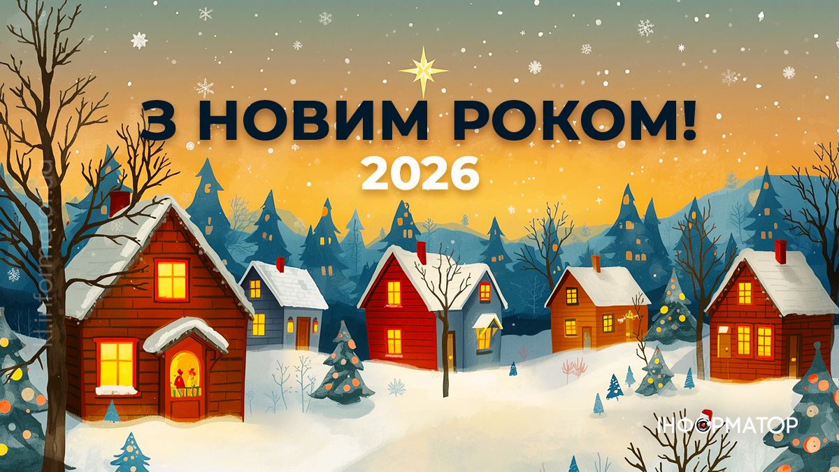 З Новим роком! Привітальні картинки 2026 10