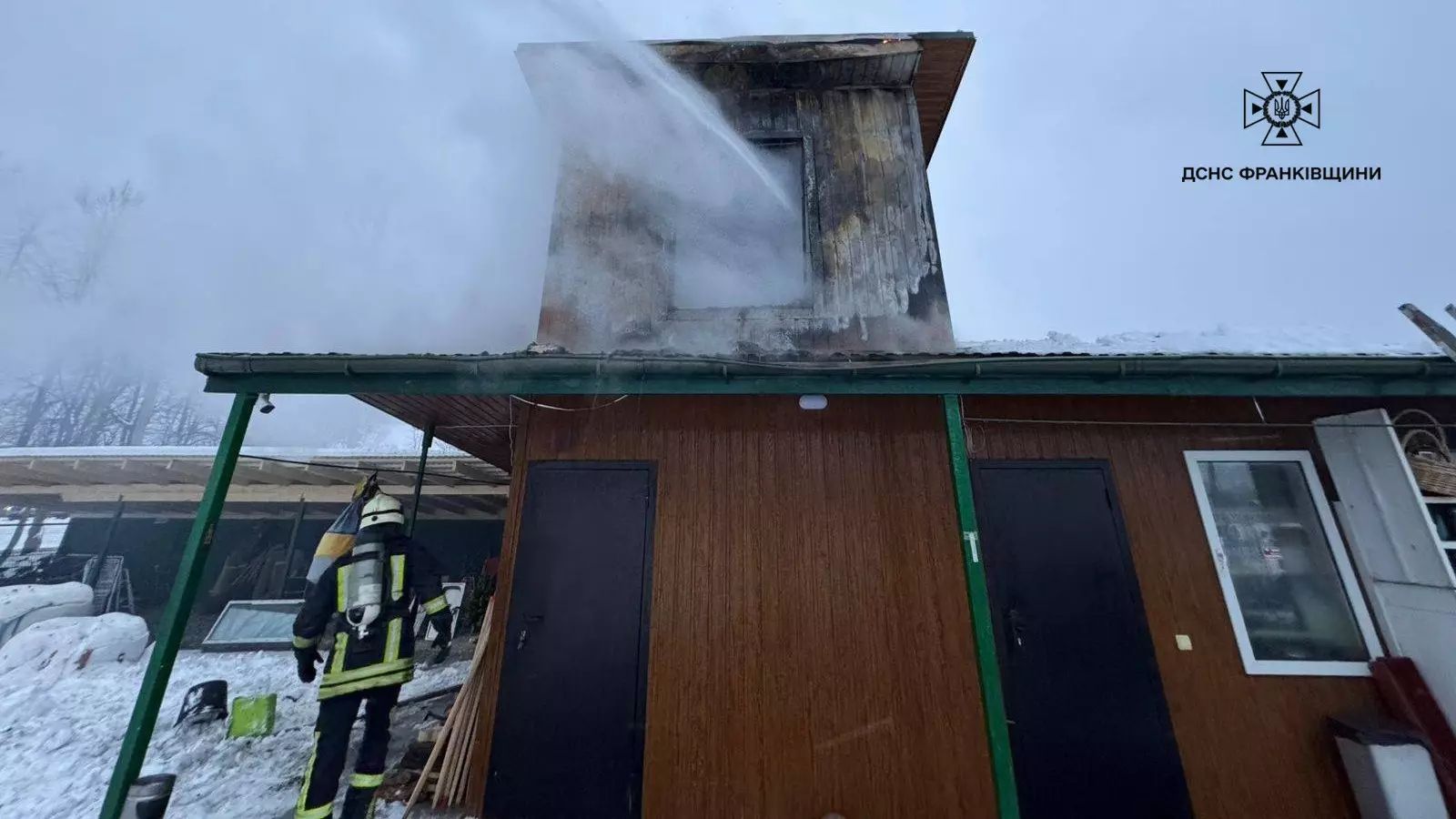 Пожежа будинку на Надвірнянщині