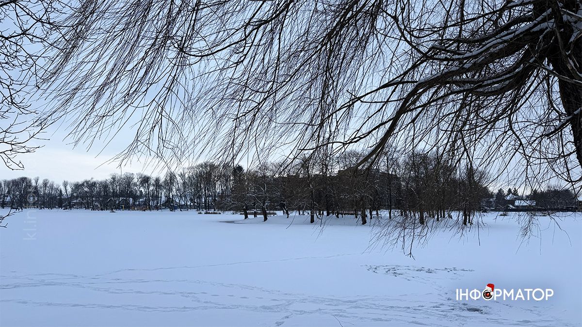 Зимовий ранок на озері в Коломиї: фоторепортаж 15