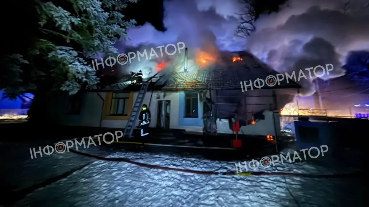 Вночі у Коломиї горіло приміщення приватної школи 1
