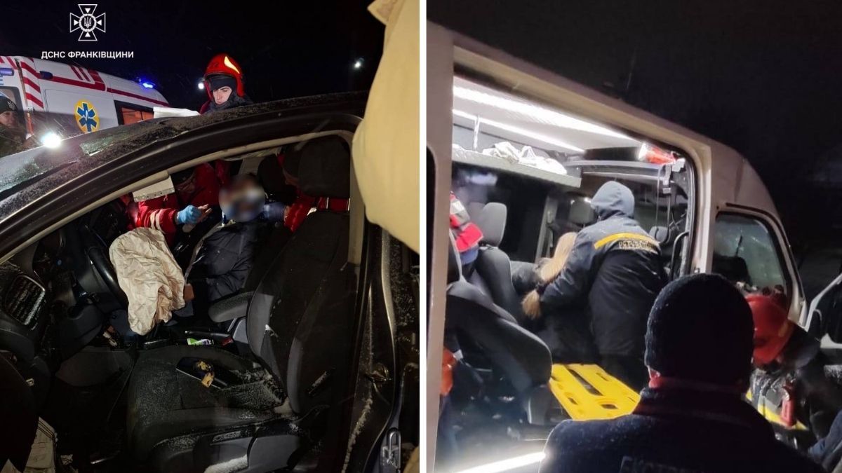 У Бурштині зіткнулися дві автівки: постраждали семеро пасажирів 3