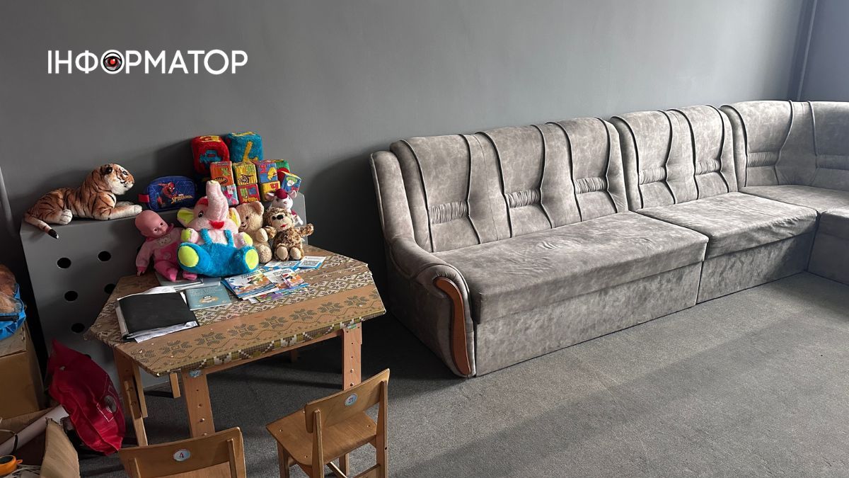 Дитячий куточок у пункті незламності коломийських рятувальників