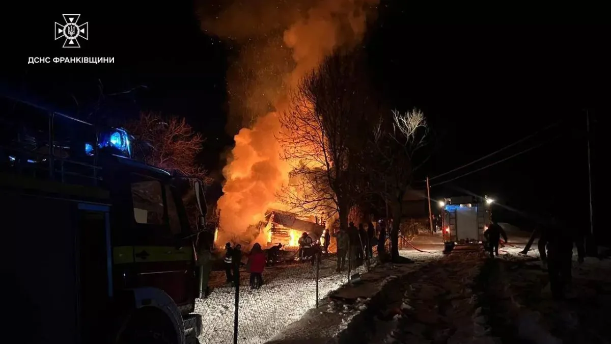 Будинок горів на Верховинщині