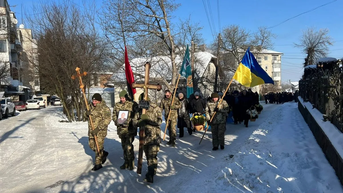 Городенка попрощалася із захисником Сергієм Яківчиком