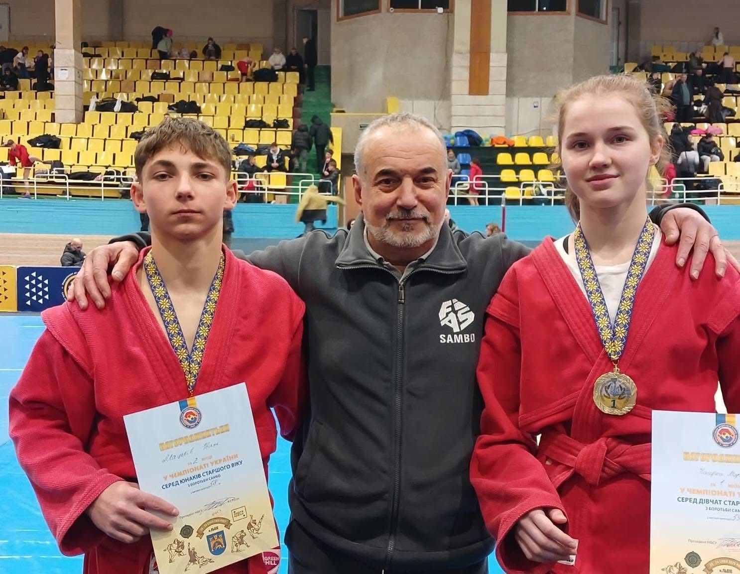 Троє спортсменів з Надвірної вибороли медалі на Чемпіонаті України з самбо 2