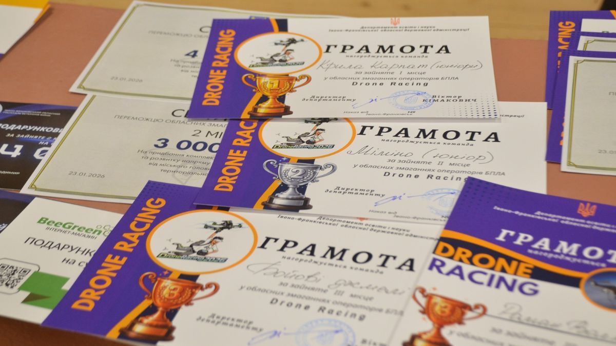 У Коломиї вдруге відбулися обласні змагання операторів БПЛА "Drone Racing" 5