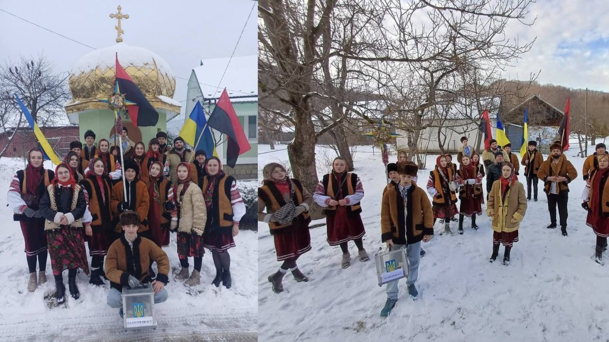 У Слободі благодійна коляда вже четвертий рік поспіль об’єднує громаду задля підтримки захисників 1