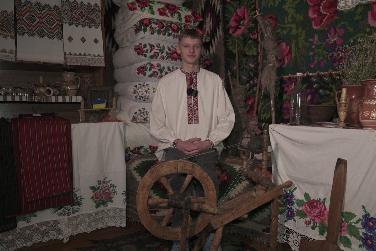 Віталій Данило у родинному музеї "Наш край, як рай".