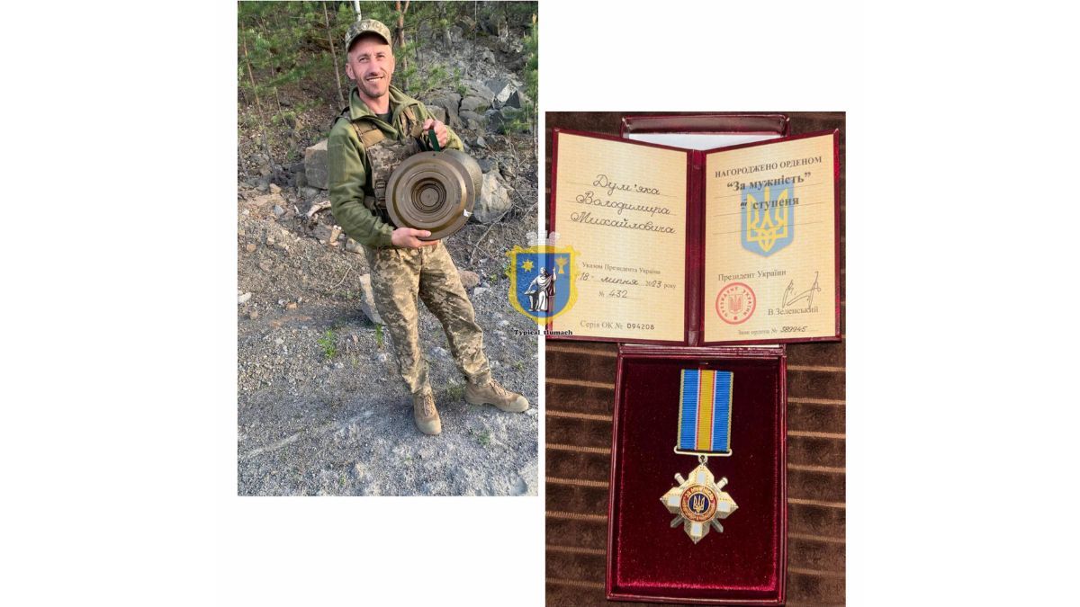 Державною нагородою відзначили воїна 10 ОГШБр "Едельвейс" Володимира Дум‘яка 1