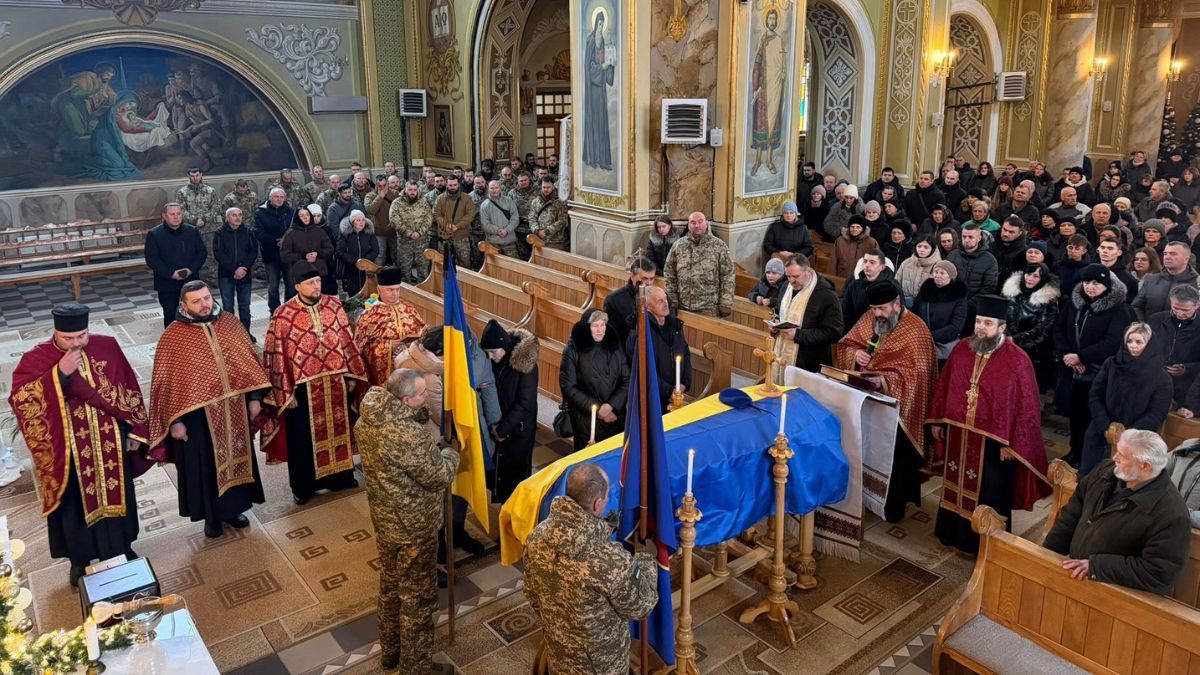 Похорон загиблого Героя з Надвірної Андрія Марківа