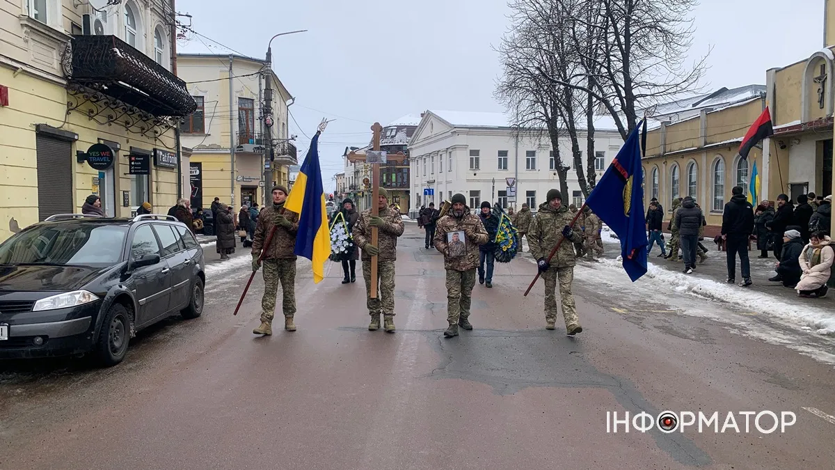У Коломиї  зустріли загиблого захисника Сергія Задорожнього