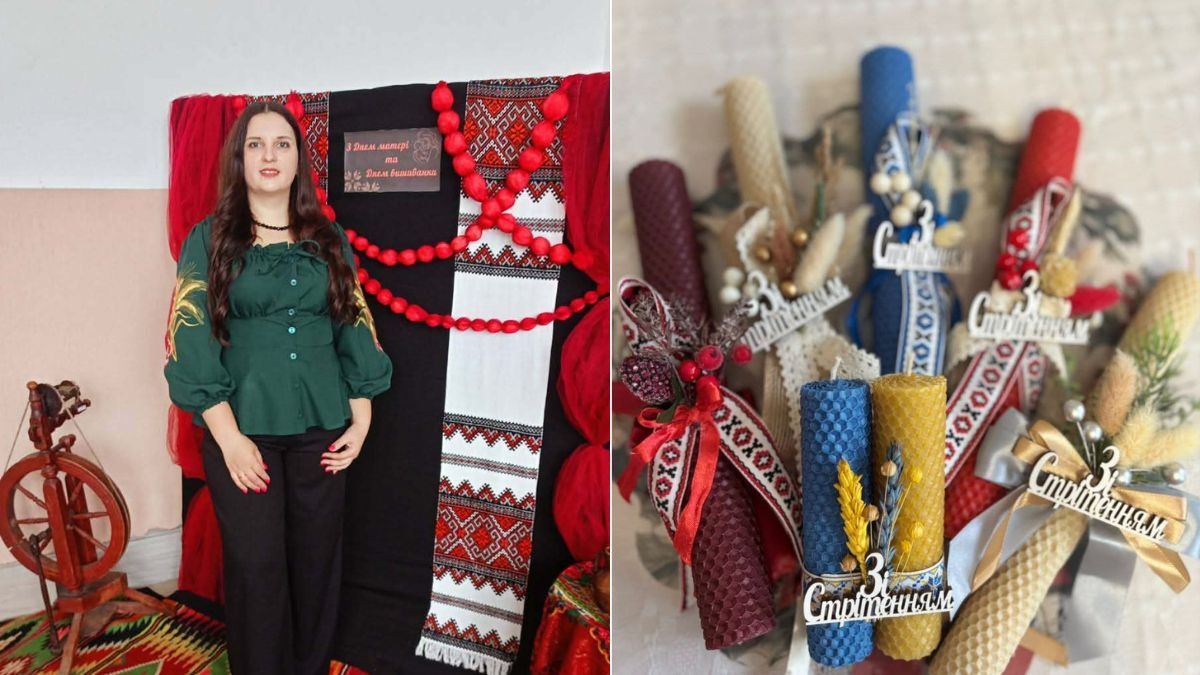 Стрітенські свічки з ароматом меду: мешканка Калущини відроджує давні традиції