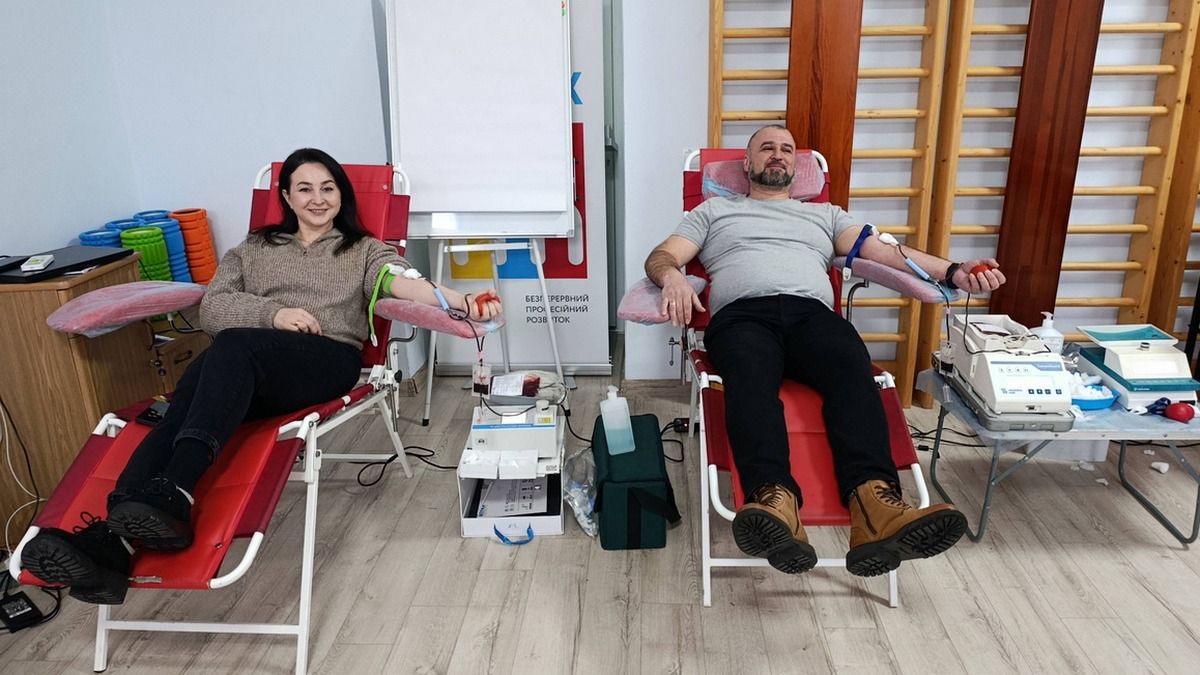 У Коломиї провели акцію з донації крові для потреб військових