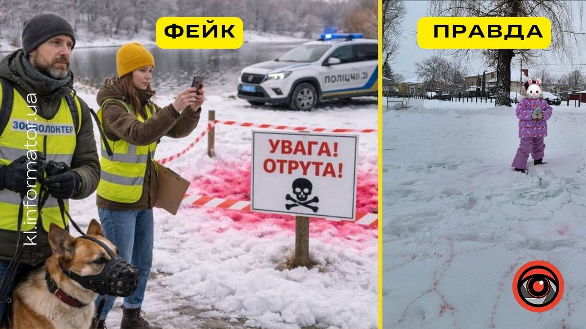 Коломийський жахастик про "небезпечну субстанцію": як з кольорового снігу зліпили абищо для цькування та хайпу