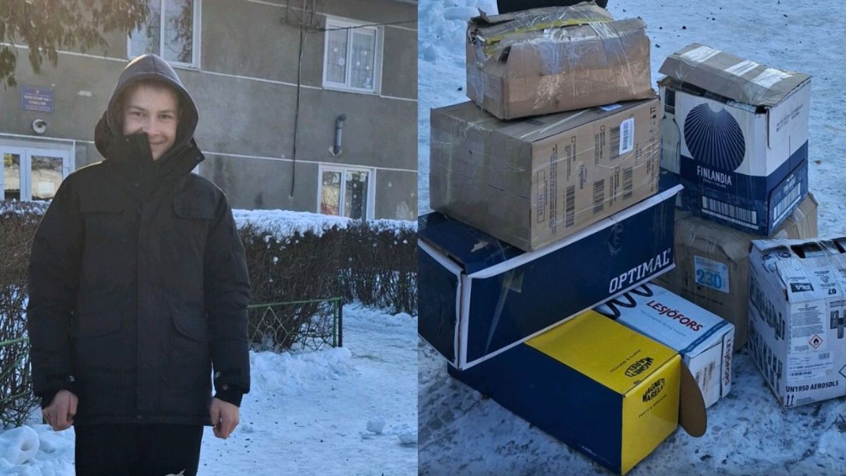 Школяр з Коломийщини власноруч виготовив 400 окопних свічок для військових