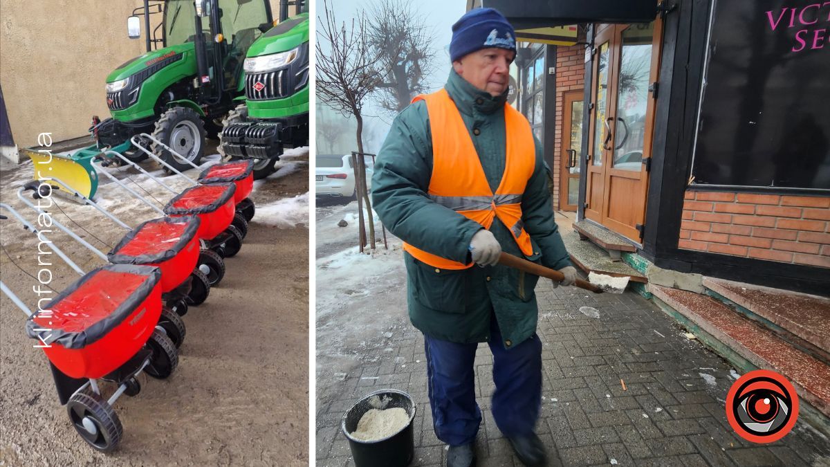 Механізація ручної праці: комунальникам Коломиї закупили ручні розкидачі піску та снігоприбирачі