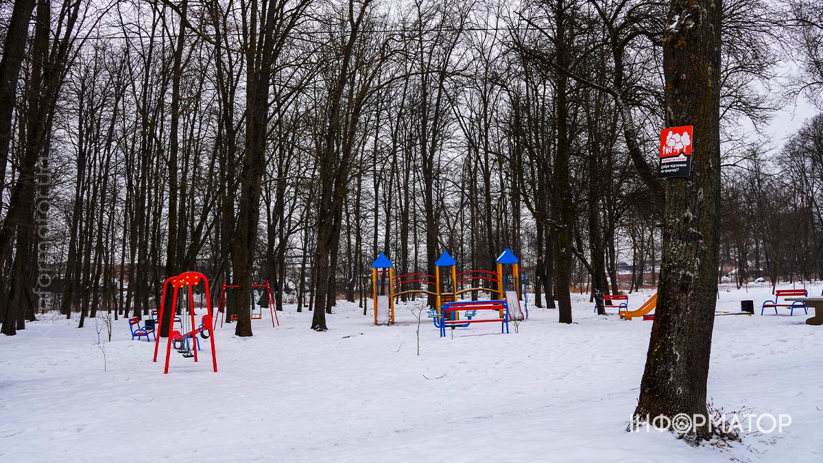 Під зимовою ковдрою: фоторепортаж Шевченківського парку в Коломиї 6