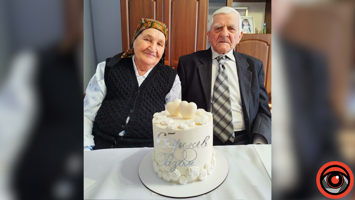 Залізне весілля: пара з Прикарпаття відзначила 65-ту річницю одруження 1