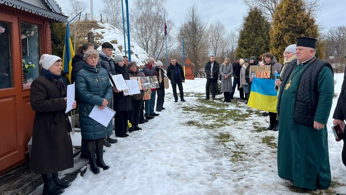 У Лісному Хлібичині провели акцію "Не мовчи! Полон вбиває!"