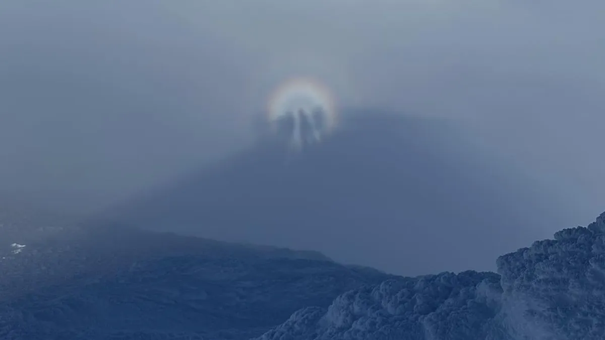 На Прикарпатті знову вдалося зафіксувати Брокенського привида