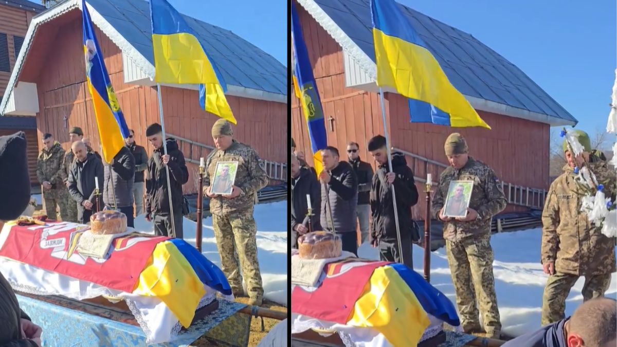 У Лісній Слобідці провели в останню путь Героя Володимира Будюкова