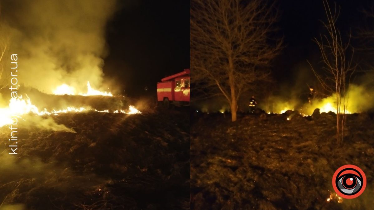 У Матеївцях сталася пожежа сухої трави