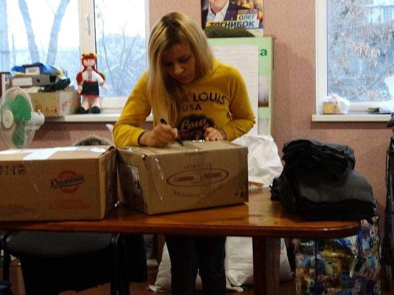 Тетяна Ременюк почала волонтерити після загибелі чоловіка на війні. Фото надала Тетяна Ременюк