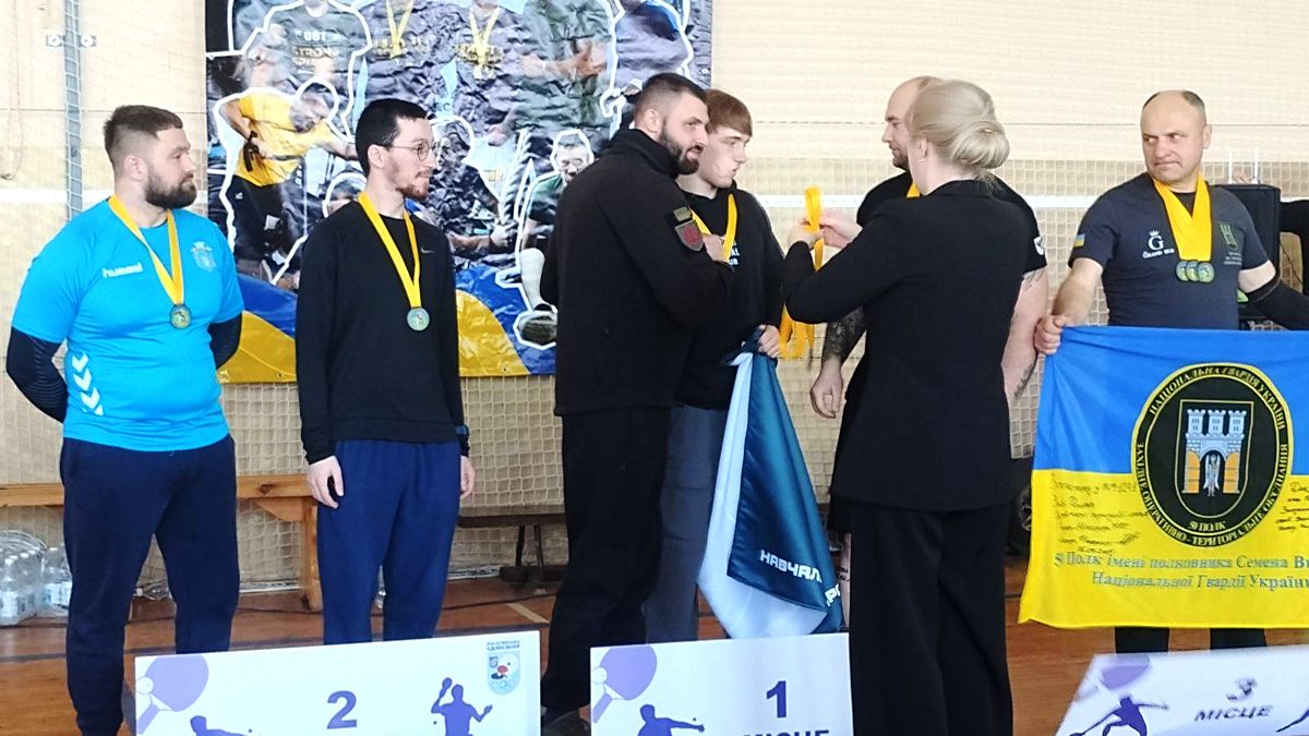 Ветерани та військовослужбовці з Коломиї здобули призові місця на іграх "Воля до життя" 1