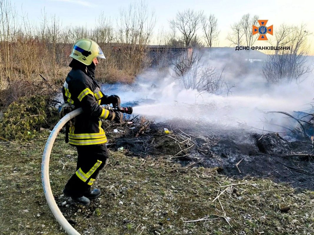 Більше 5,5 гектарів землі вигоріло на Прикарпатті за добу, постраждала людина 1