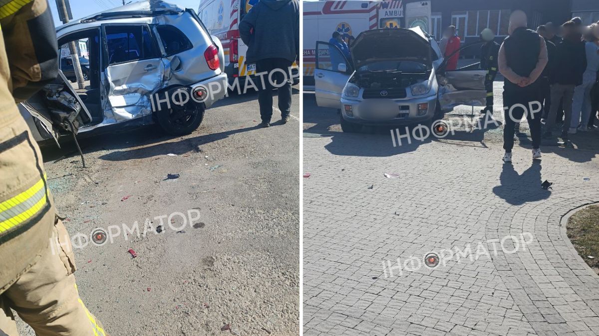 Автотроща сталася на вулиці Карпатській у Коломиї. На місці працюють медики та правоохоронці