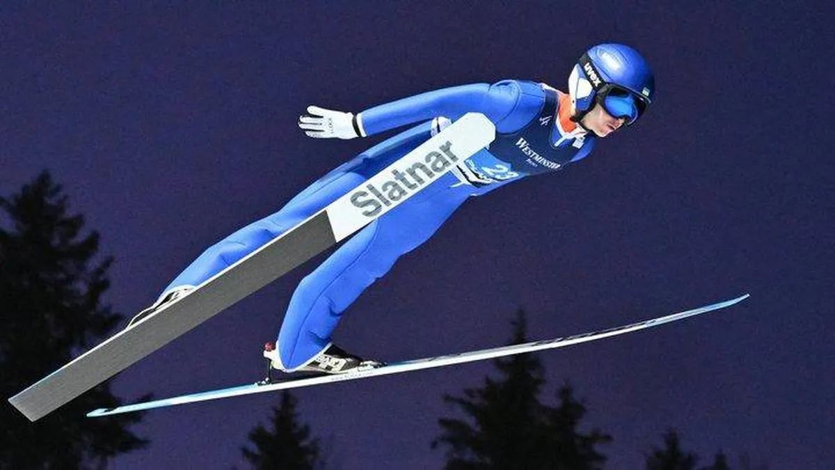 Лижник з Верховинщини Євген Марусяк