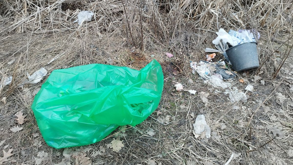 Поштові наклейки допомогли знайти порушників, які викинули сміття біля дороги на Надвірнянщині