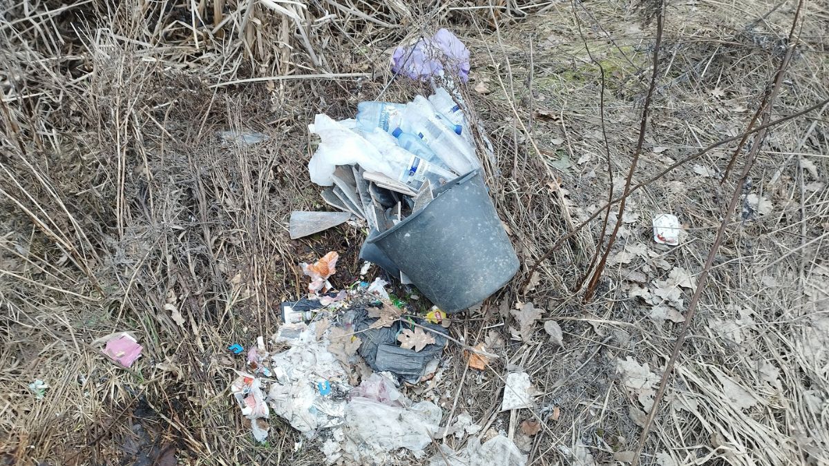 Завдяки поштовим наклейкам встановили осіб, які викинули сміття біля дороги на Надвірнянщині 1